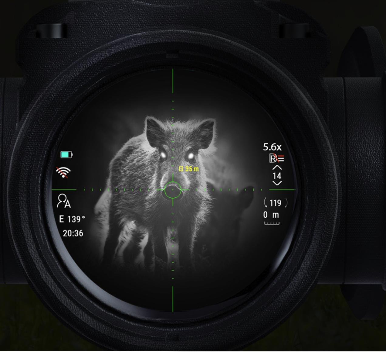 INJIE Optics Night Vision Scope with Laser Rangefinder: Precision Hunting After Dark(pic1)